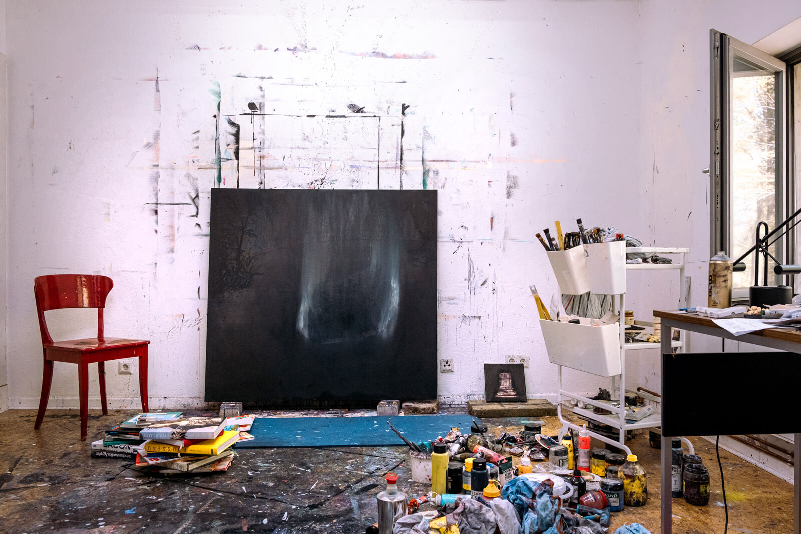 Atelierbesuch – Katja Nitsche fotografiert die freischaffende Künstlerin Maria Schoof in ihrem Atelier